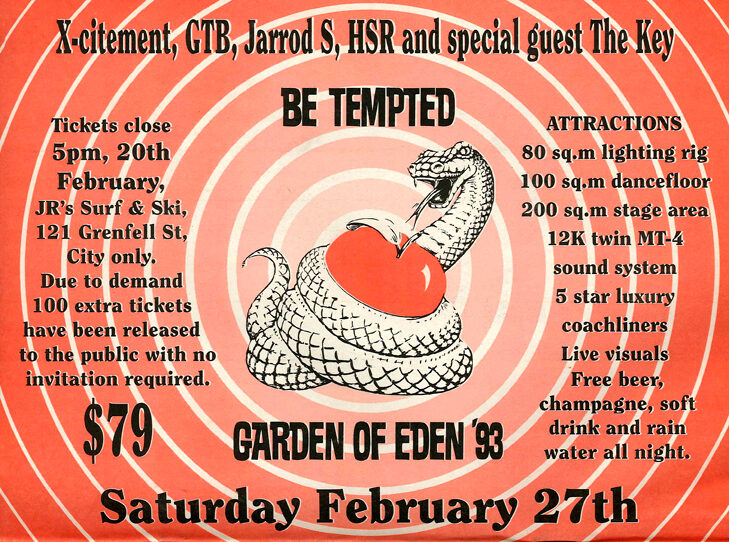 Garden of Eden – Friday February 27, 1993