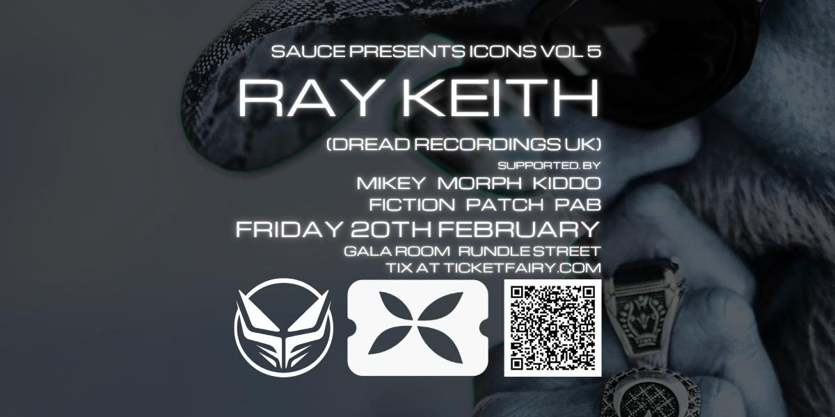 SAUCE presents ICONS Vol 5 with UK drum & bass pioneer Ray Keith at Gala Room (The Austral)